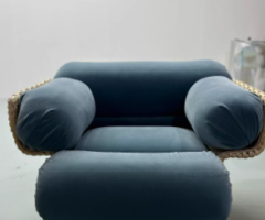 Nordic Basket Rattan Armchair