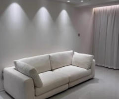 Cloud Cream Fabric Lounge Sofa