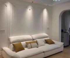 Designer Cream Sailboat Sofa